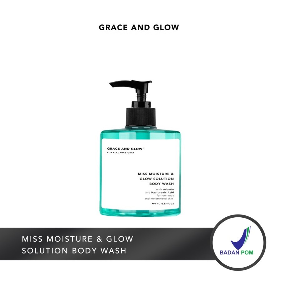 ★ BB ★ Grace and Glow Miss Moisture and Glow Solution Body Wash 400ml - Sabun Mandi