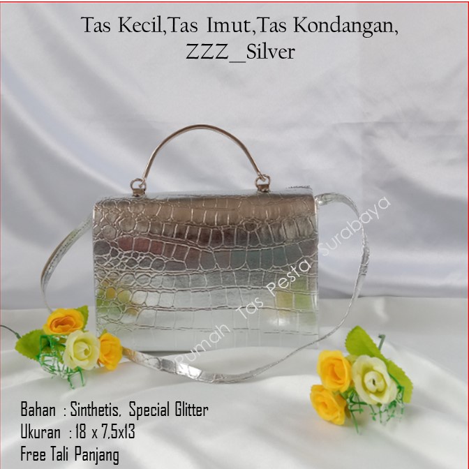 Tas Kecil,Tas Imut,Tas Kondangan,ZZZ__Silver