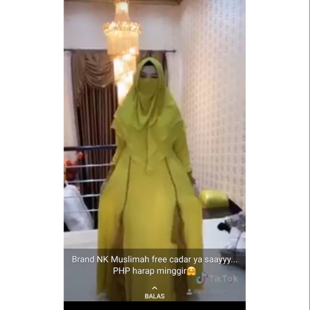 Nk muslimah cadar