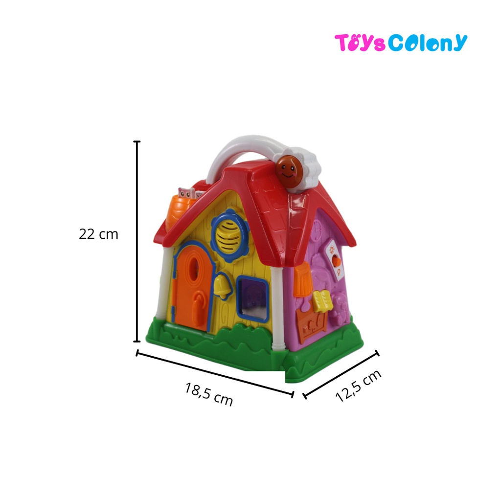 ABERO-MAINAN BAYI EDUKASI MUSIC BABY TOYS PUZZLE TOYS LIFE HOUSE