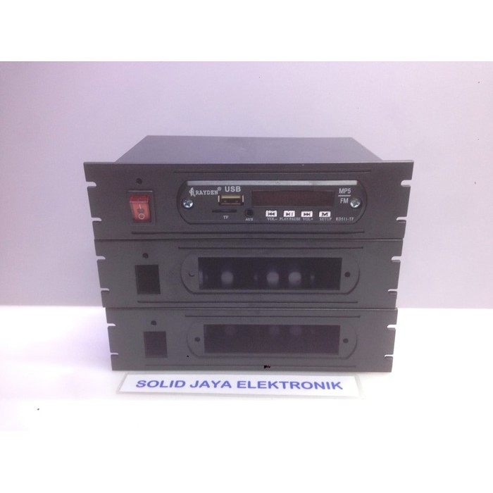 BOX MODUL MP3 MP5 KIT MODULE MP3 PLAYER BOX PLASTIK HITAM TANPA AKSESORIES