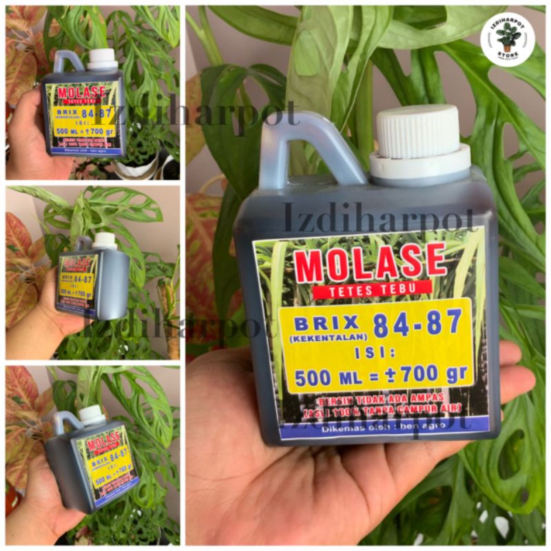 MOLASE TETES TEBU PREMIUM MURNI ASLI TANPA CAMPURAN KEMASAN 500ML - MOLASE 500 ML