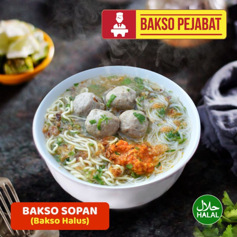 

Bakso Sopan by Bakso Pejabat 100% Daging Sapi Premium