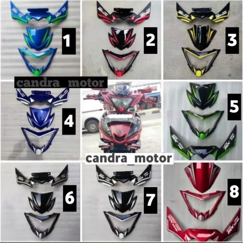 Cover lampu,Visor dan winglet MX lama