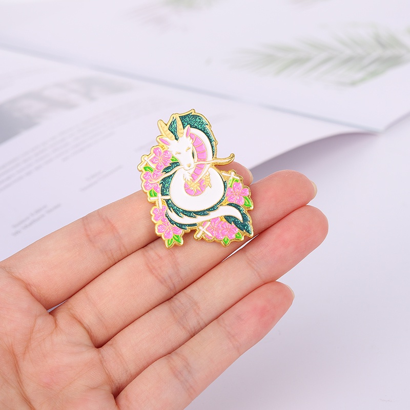 Bros Pin Enamel Desain Kartun Anime Spirited Away Untuk Koleksi