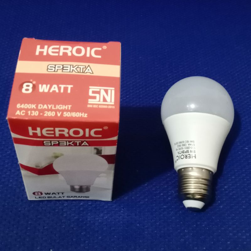 Heroic lampu Hemat Energi lampu led spekta heroic SNI bergaransi