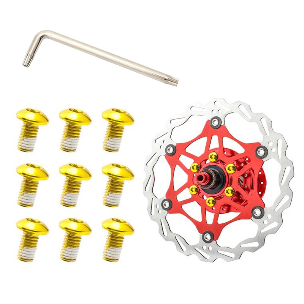 Baut Bolt Rotor Piringan Cakram Disc Brake Sepeda Lipat MTB Variasi Kuat &amp; tidak karat isi 12 PCS