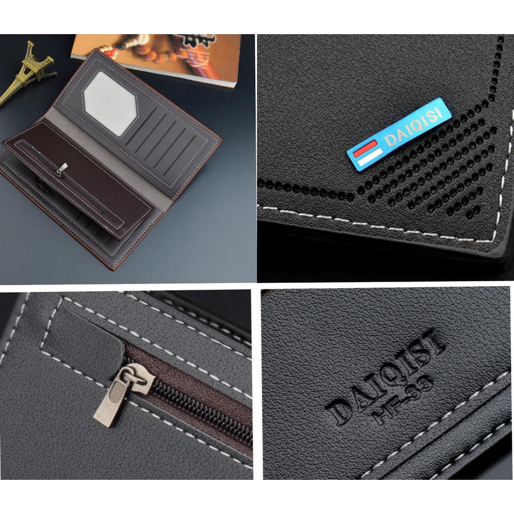 DOMPET PANJANG PRIA ORIGINAL MURAH PREMIUM KULIT TROTTER IMPORT TIPIS SLOT KARTU BANYAK UANG COWOK KEREN BRANDED BATAM SIMPLE KEKINIAN KOREA