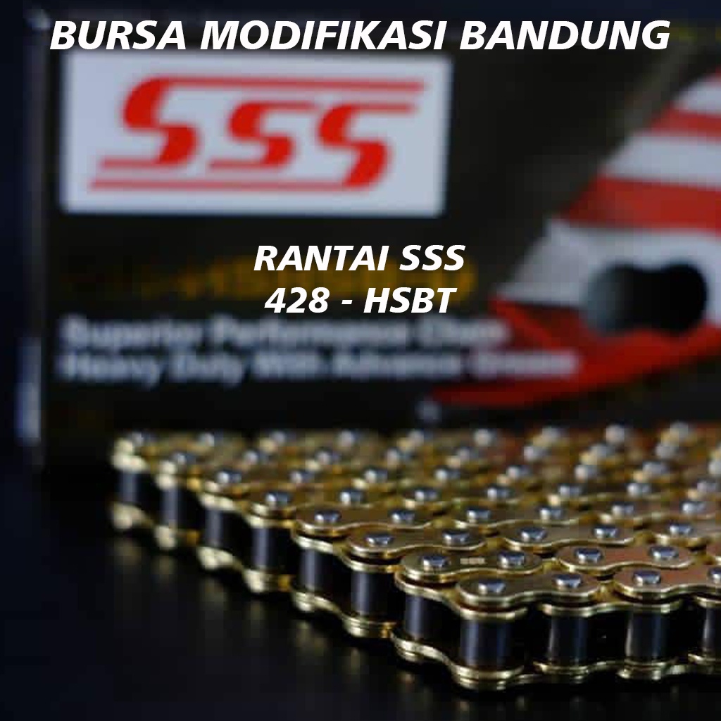 RANTAI SSS 415 428 HSBT GOLD PREMIUM RANTE NINJA SATRIA RXKING KLX CRF TIGER MEGAPRO GLPRO JUPITER