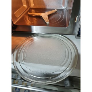  Piring Kaca Microwave  Sharp Dudukan Tiga kaki Shopee 