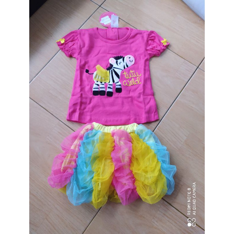 Stelan Anak perempuan Rok tutu 1tahunan