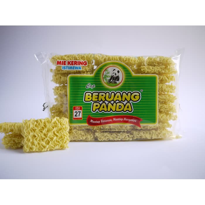 

Mie Kering Beruang Panda Isi 27 Keping 500gr