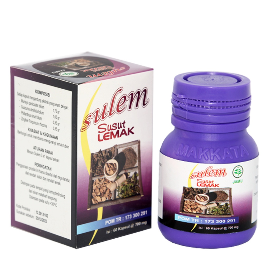 Pelangsing BADAN ALAMI CEPAT AMAN SULEM SUSUT LEMAK HERBAL Ori Original Asli Diet Detox Perut