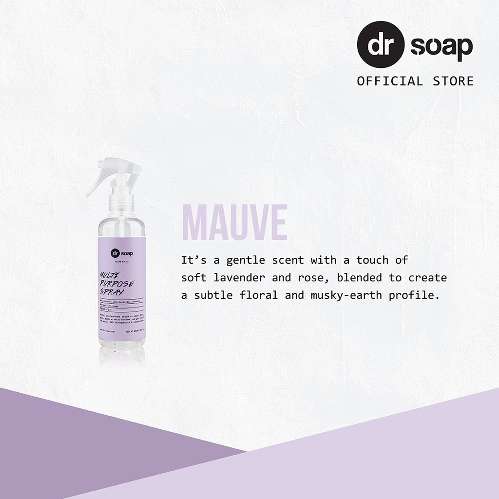 Dr Soap Multi Purpose Spray 230ml [ MAUVE ]