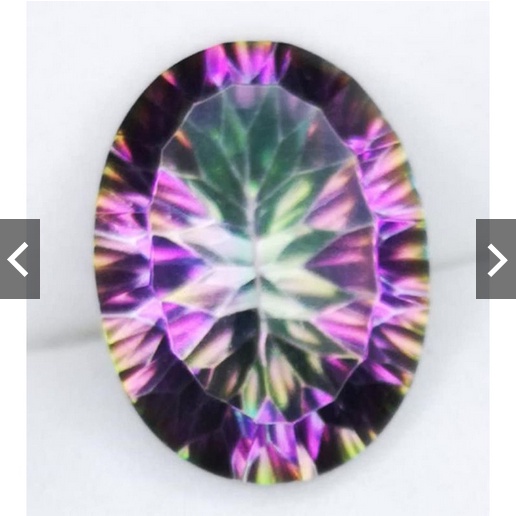 Batu natural mystic quartz