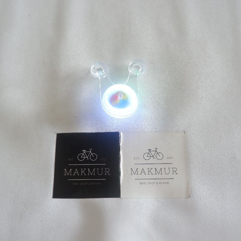 Lampu Led Bawah Sadel Sepeda - Warna warni
