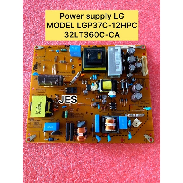 POWER SUPPLY LG MODEL LGP37C-12HPC  32LY360C-CA NEW ORIGINAL