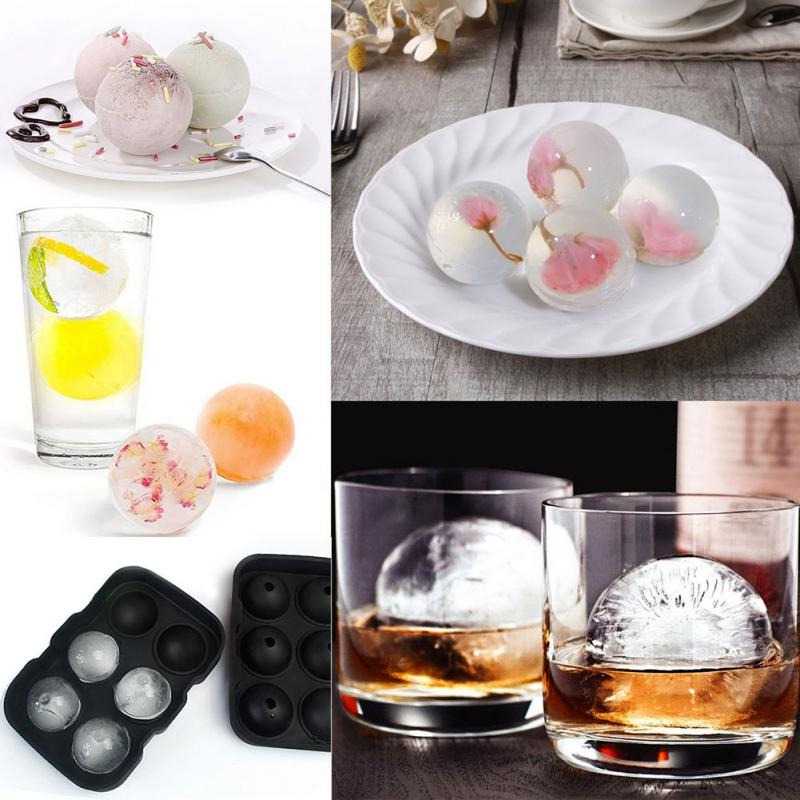 TG-DA Winzwon Cetakan Es Batu Ice Cube Tray Cube + Ball 2 PCS - CW76685