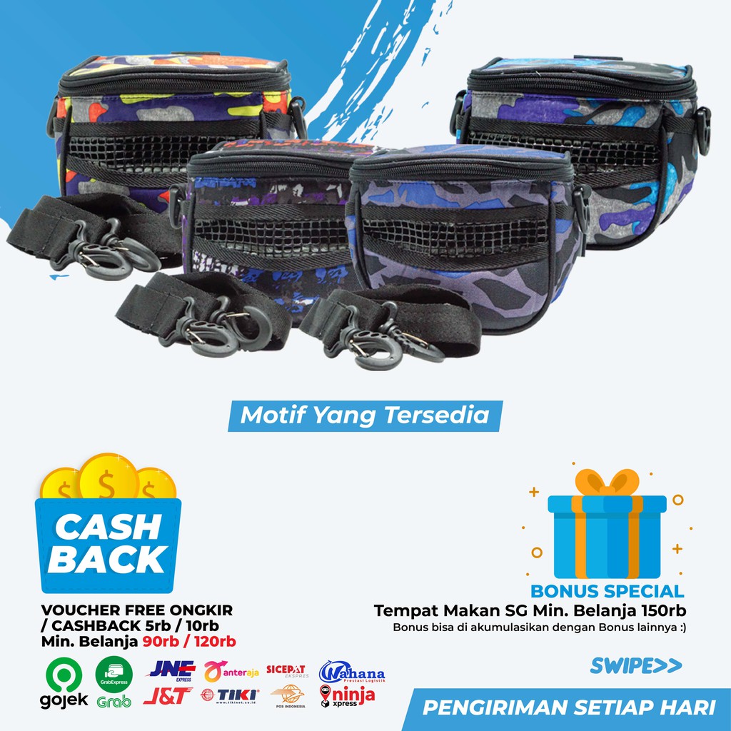 ADEWAP GLIDER Travel Pouch EASY Tas Selempang Travelling Sugar Glider