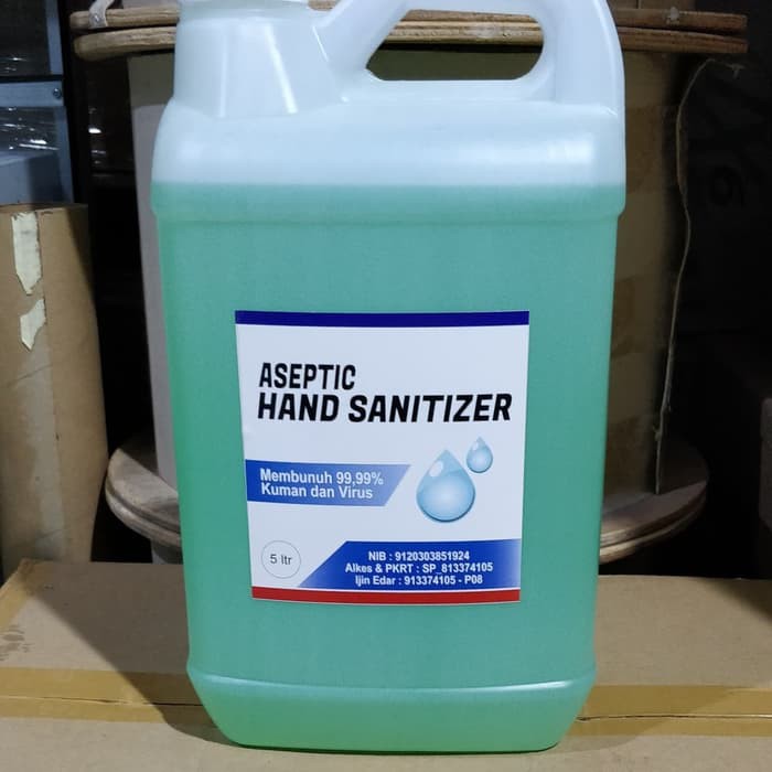 Hand Sanitizer Aseptic Cair 5 Liter | Sanitiser | antiseptik