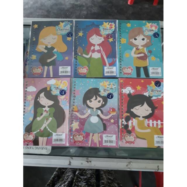 Isi binder A5 HARVEST edisi zodiak