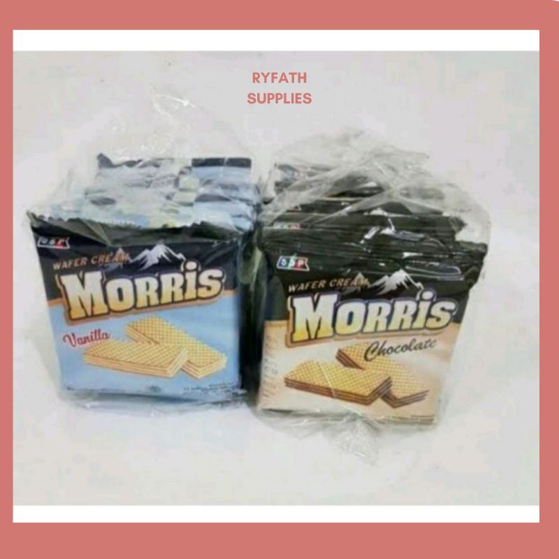 

Morris Wafer Chocolate / Vanila isi 10pcs dalam 1 renceng