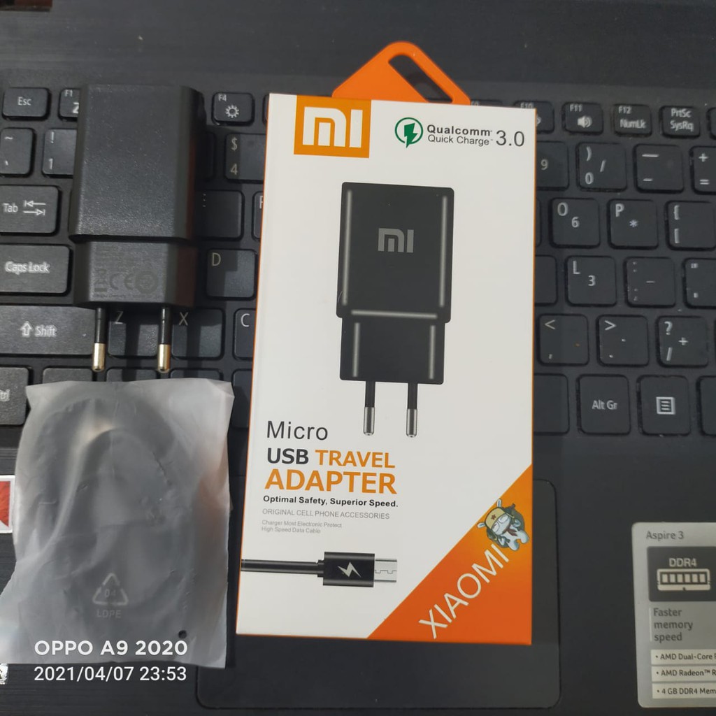 Charger Xiaomi Original Micro USB - Charger Casan Xiaomi Redmi 6A 5A 4A Note 5A 8 MI 8 9 8A Redmi 7A