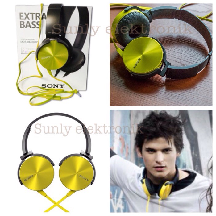 ORIGINAL headphone Sony mdr xb 450ap extra bass / headset Sony TERLARIS