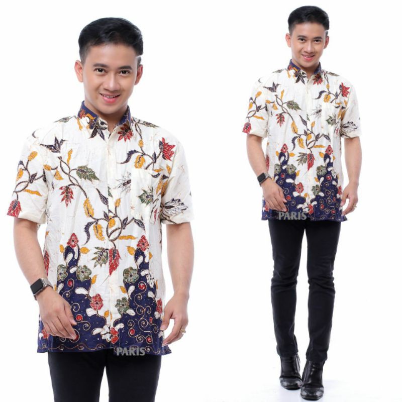 KEMEJA BATIK PRIA LENGAN PENDEK