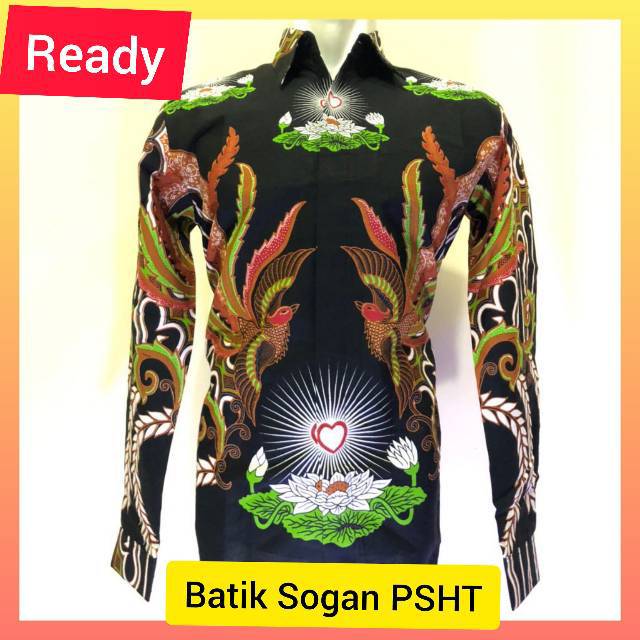 Kemeja Psht Batik Sogan Lengan panjang
