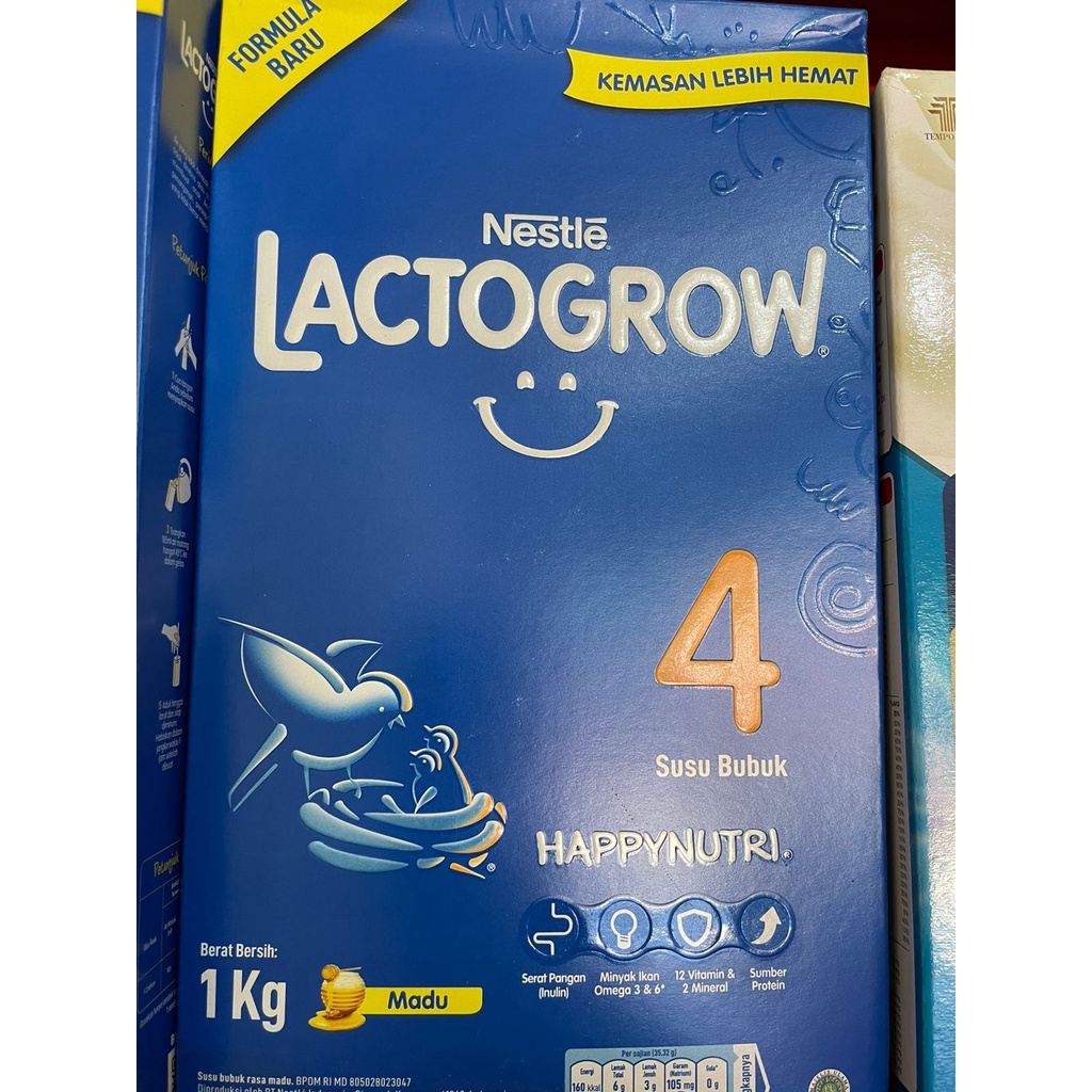 SUSU LACTOGEN 1 750 GRAM / LACTOGEN 2 750 GRAM / LACTOGROW 3 MADU VANILA 1 KG  / LACTOGROW 4 MADU  VANILA 1 KG / LACTOGROW 4 750 GRAM MADU