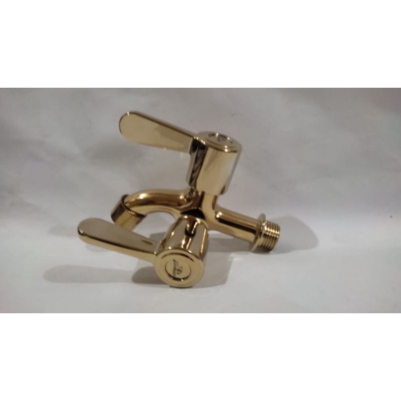 Kran cabang gold stainless / kran shower gold