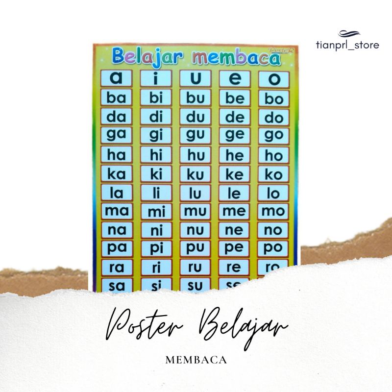 

POSTER BELAJAR MEMBACA