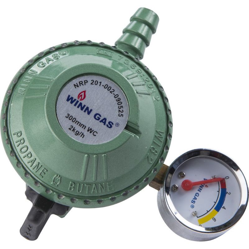 WINN GAS Regulator Gas Tekanan Rendah Dengan Indikator/Meter Shopee