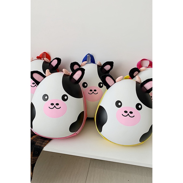 Serenity Tas Ransel anak Terbaru / Tas Anak Motif Cow / Tas Anak Lucu / Back Pack School / Back To School - 466