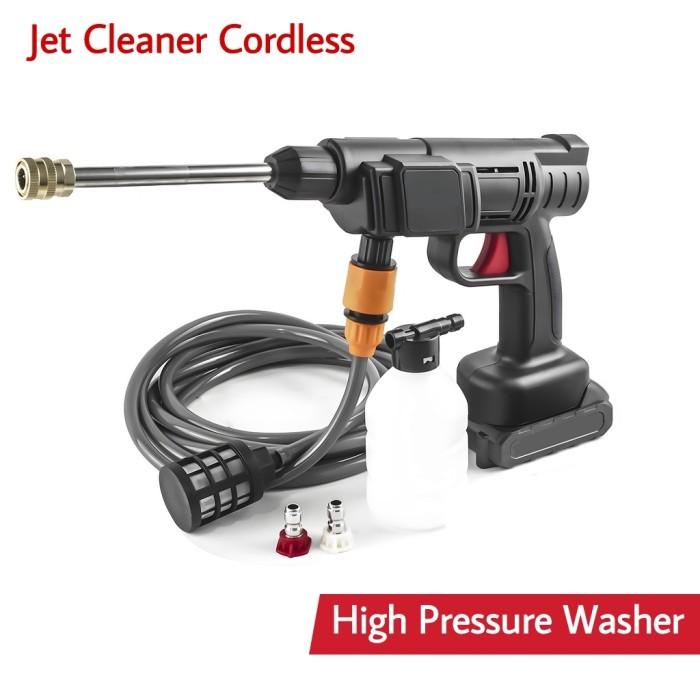 Cleaner Semprot Air Cuci Mobil / Motor Baterai | Car Washer Cordless Pompa Air