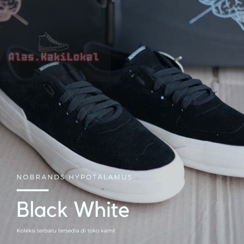 Nobrands Footwear Hypeotalamus Black White Tali Low