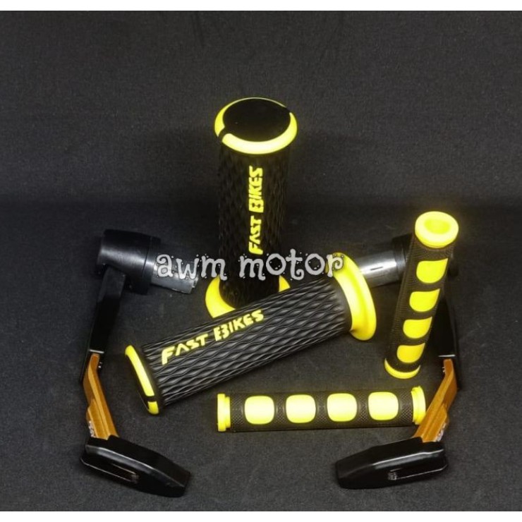 Proguard Robot Babet + Handgrip New Fastbiker + Karet Handle Bisa Untuk Semua Motor