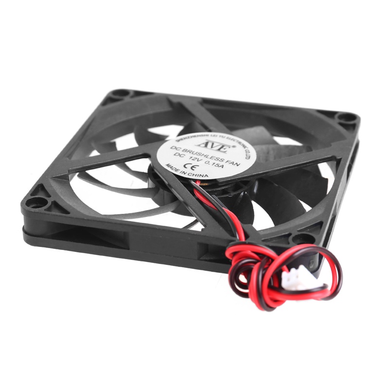 Cre 8010 Untuk DC Brushless Fan 8CM Pendingin 80mm DC12V 0.15A Cooler Fan 80X80X10mm 2Pin 2600rpm Kuat &amp; Tidak Berisik