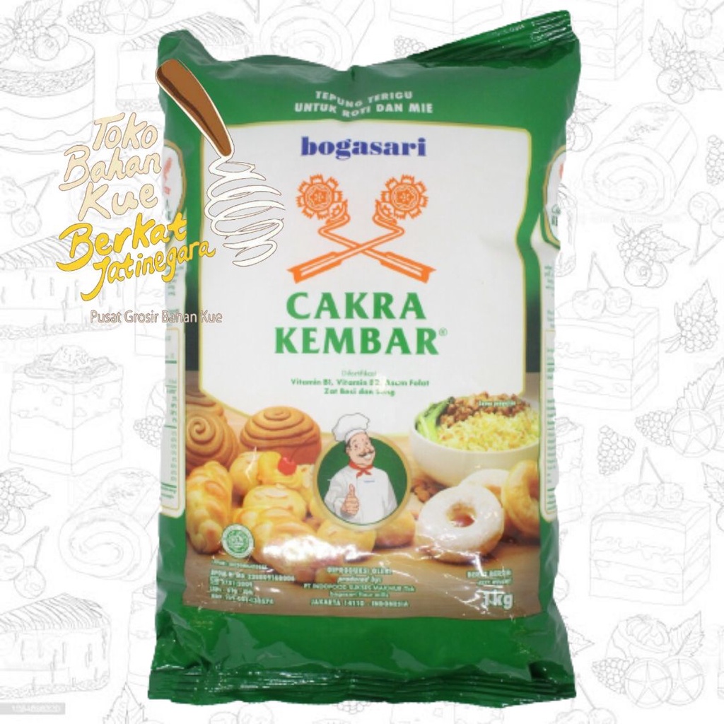 

TEPUNG TERIGU BOGASARI CAKRA KEMBAR PREMIUM 1 KG