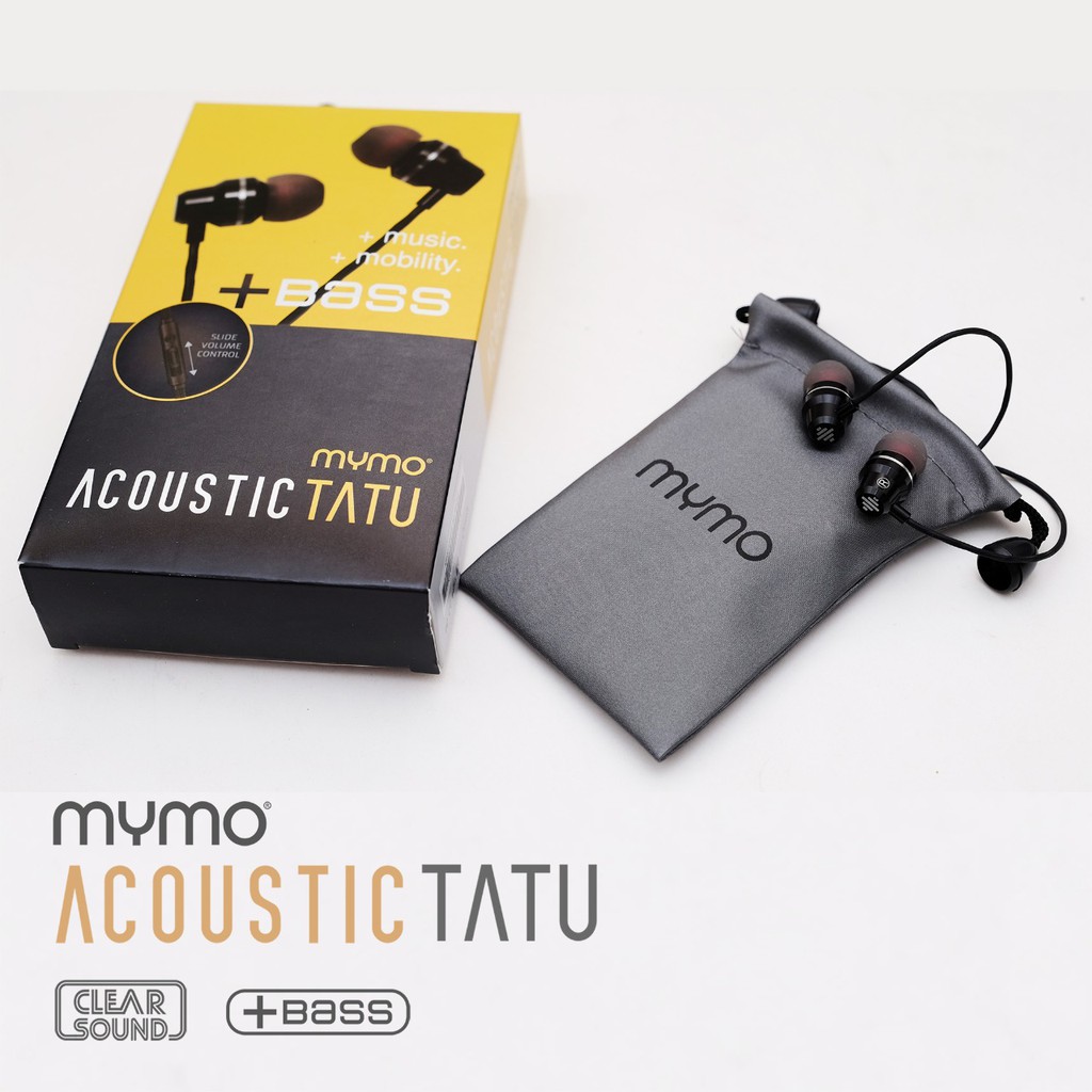 Headset Earphone MYMO ACOUSTIC TATU High Quality Extra Bass Handsfree Original Samsung Oppo Vivo