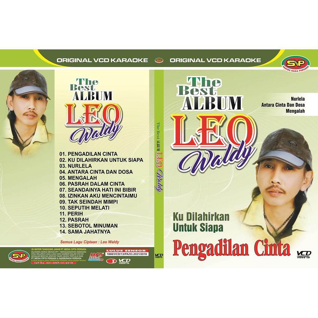 Vcd Original Dangdut Lawas - The Best Album Of Leo Waldy