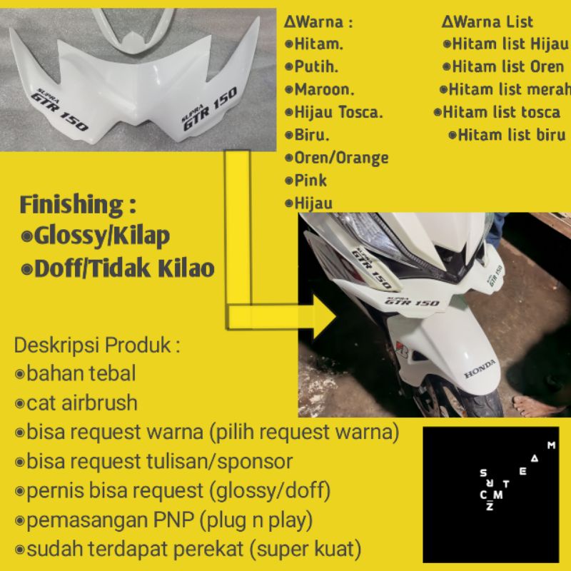 Winglet Honda Supra GTR 150