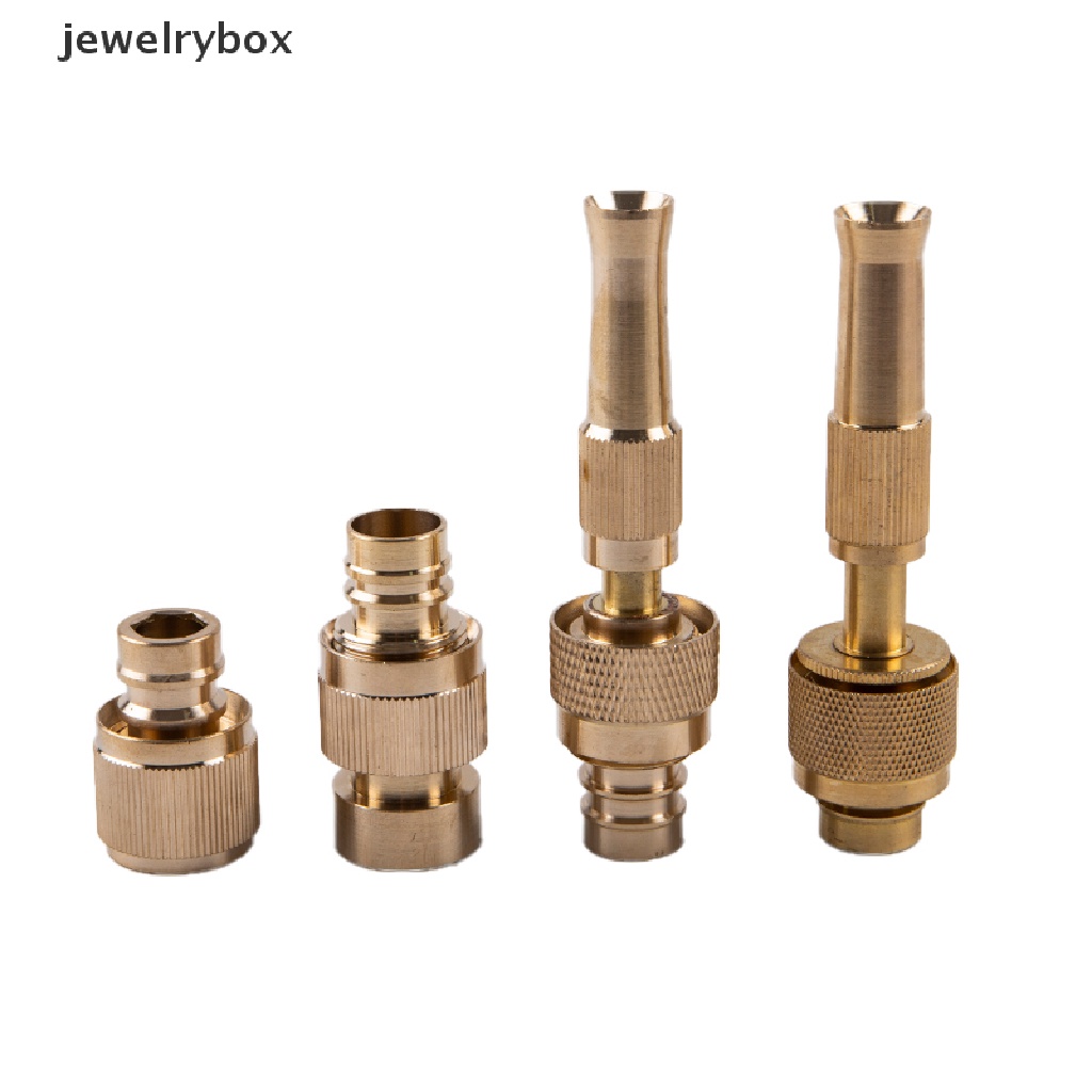 (jewelrybox) Nozzle Selang Air Tekanan Tinggi Bahan Kuningan 1 / 2 3 / 4 &quot;Untuk Taman / Mobil