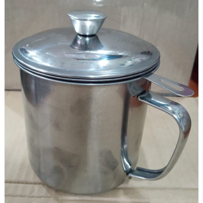 OILPOT - SARINGAN MINYAK STAINLESS STEEL 1.3L