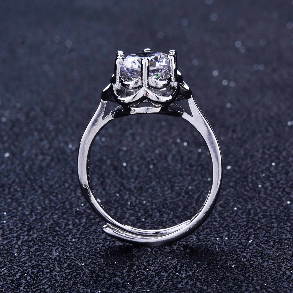 perak asli 925 cincin Wanita Hati dan panah yang kreatif dan sederhana Cincin yang dapat disesuaikan Perhiasan Fashion CCD11