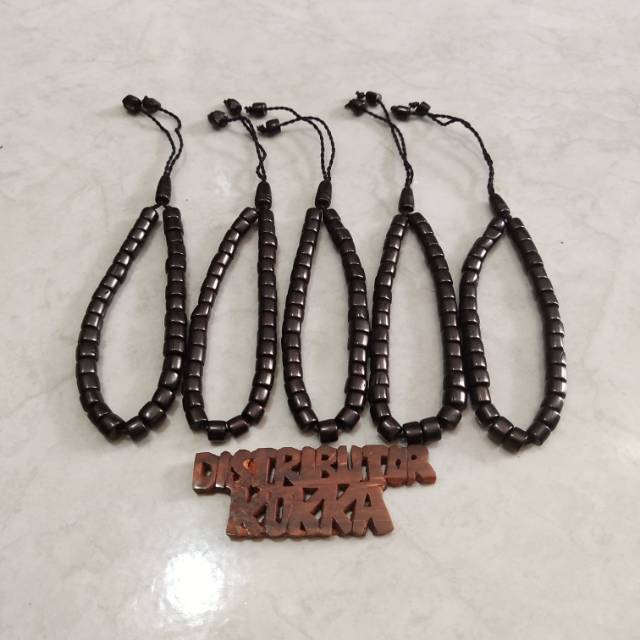 ( SUPER MURAH ) Grosir 5 pcs gelang kokka kaukah kaokah fukakah koka mardjan kpl 33 hitam