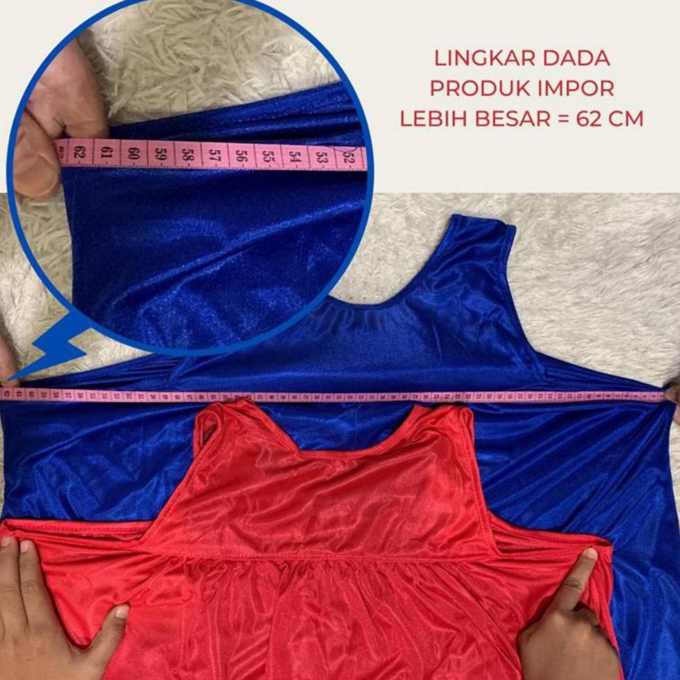 / GARANSI ORI ☆ Lingerie JUMBO HAPPY Baju Tidur Sexy Satin LD 120cm "BDS.10Jn22х"