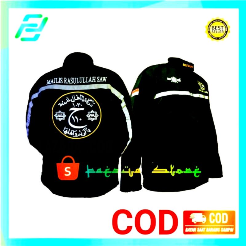 Jaket Majelis Rasulullah Saw Style No 10 Darkah Original Jumbo Keren Syekhermania Mafia Sholawat Maf