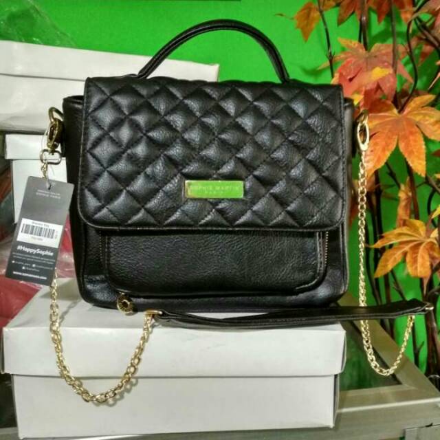 Tas sophie martin hitam mewah
